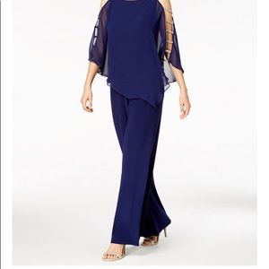 Macy’s Jumpsuit, wedding guest, mother of the bride, night out fun-size Large